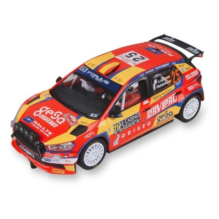 SKODA FABIA WRC2 - PEPE LÓPEZ SCALEXTRIC ADVANCE E10566S300  1/32