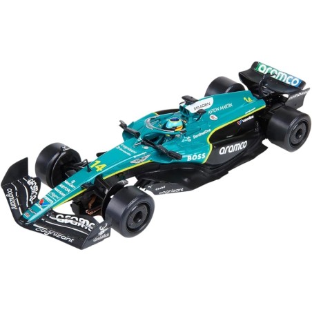 FORMULA 1 FERNANDO ALONSO - ASTON MARTIN SCALEXTRIC ADVANCE E10597S300  1/32