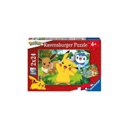 PUZZLE POKEMON 2X24 RAVENSBURGUER 056682