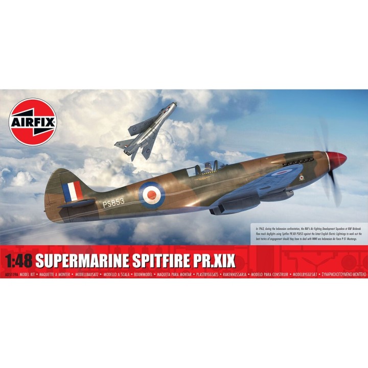 SUPERMARINE SPITFIRE PR.XIX AIRFIX A05119A ESCALA 1/48