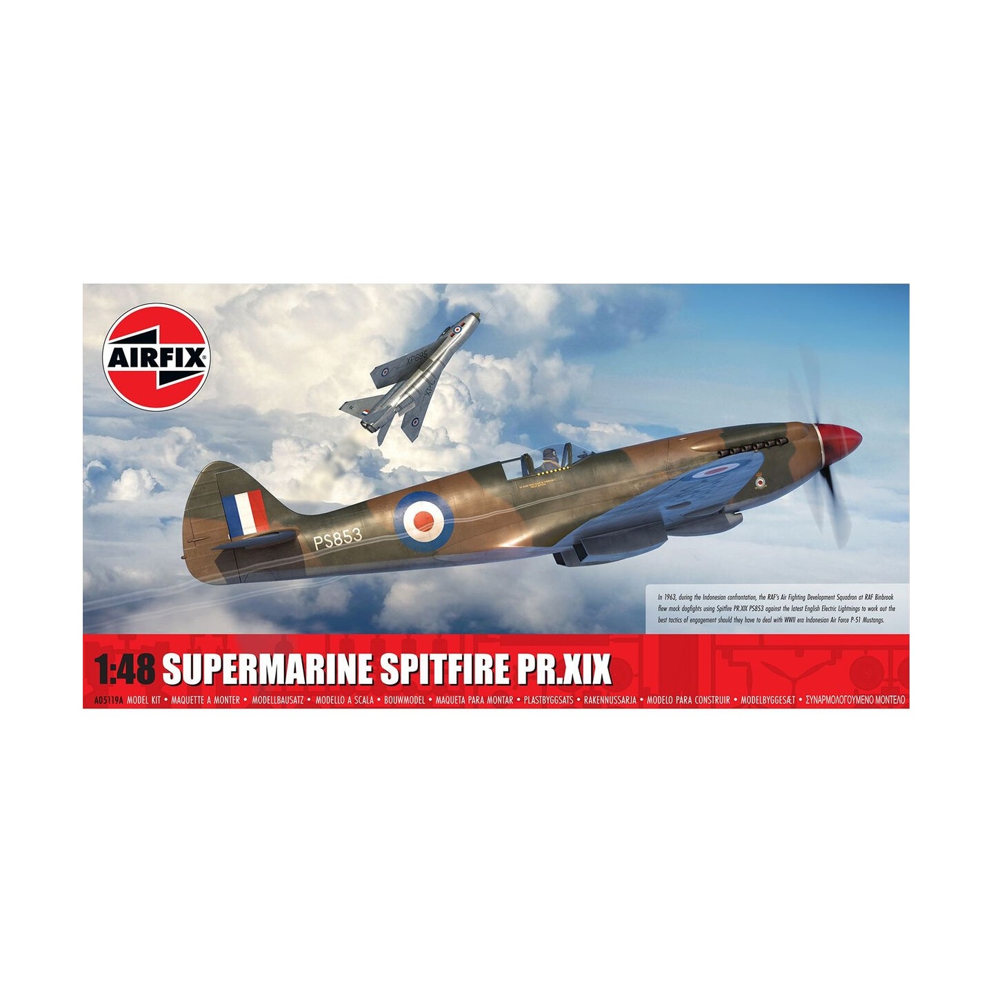 SUPERMARINE SPITFIRE PR.XIX AIRFIX A05119A ESCALA 1/48