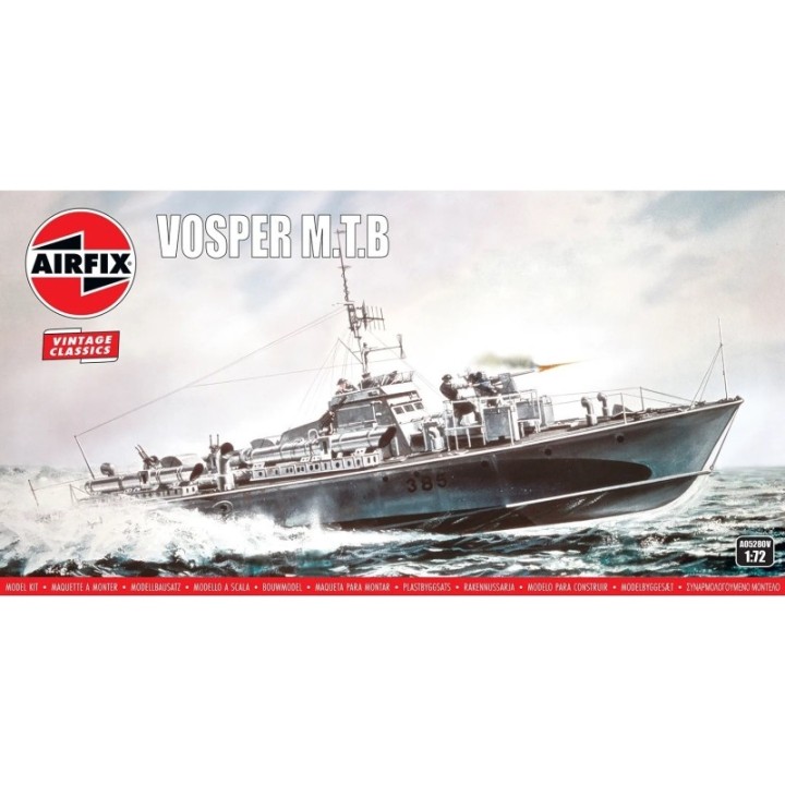 LANCHA TORPEDERA VOSPER MTB AIRFIX A05280V ESCALA 1/72