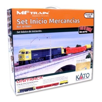 SET INICIACION ANALOGICO TREN DE MERCANCIAS RENFE MFTRAIN / KATO N70001 ESCALA N