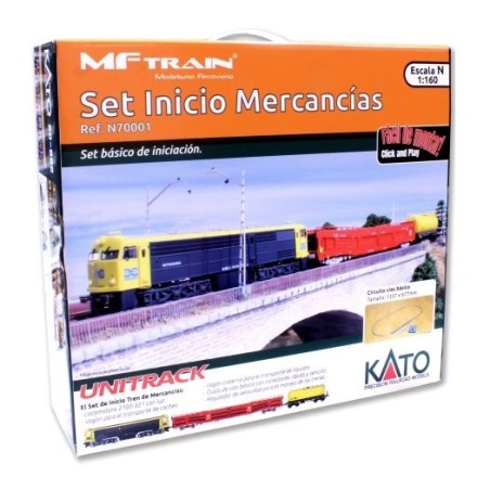 SET INICIACION ANALOGICO TREN DE MERCANCIAS RENFE MFTRAIN / KATO N70001 ESCALA N