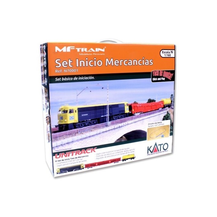 SET INICIACION ANALOGICO TREN DE MERCANCIAS RENFE MFTRAIN / KATO N70001 ESCALA N