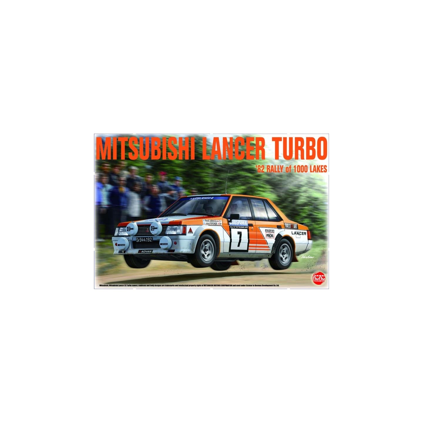 MITSUBISHI LANCER TURBO 1000 NUNU 24018 ESCALA 1/24