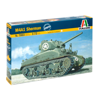 TANQUE M4 SHERMAN ITALERI 7003 ESCALA 1/72