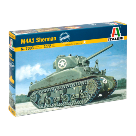 TANQUE M4 SHERMAN ITALERI 7003 ESCALA 1/72