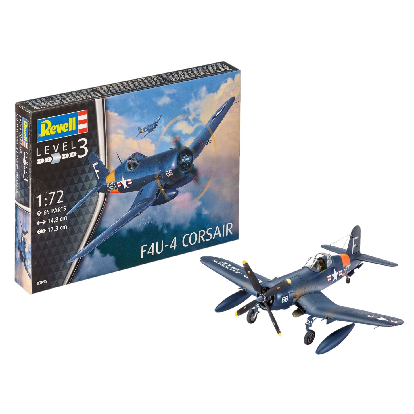 CORSAIR F4U-4 REVELL 03955 ESCALA 1/72
