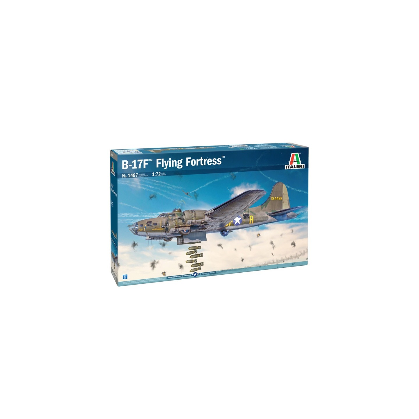 BOMBARDERO B-17F FLYNG FORTRESS ITALERI 1487 ESCALA 1/72