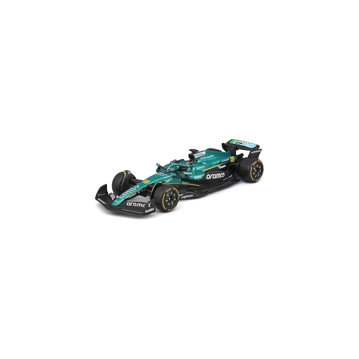 F1 ASTON MARTIN LANCE STROLL BURAGO 38251S ESCALA 1/43