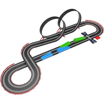 CIRCUITO SPEED RACE SCALEXTRIC COMPACT C10584S500 1/43