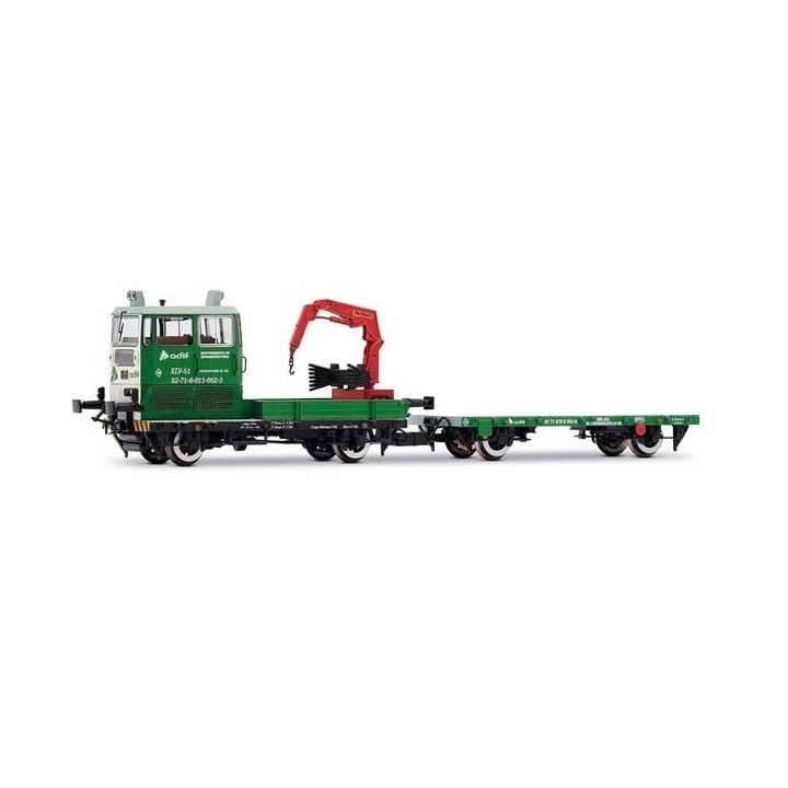 DRESINA DE MANTENIMINETO KLV 53 ADIF ELECTROTREN HE2011 ESCALA H0