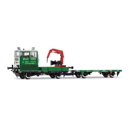 DRESINA DE MANTENIMINETO KLV 53 ADIF DIGITAL ELECTROTREN HE2011D ESCALA H0