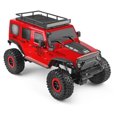 JEEP CRAWLER ROJO 2 MOTORES 15 Km/h WLTOYS 104311 ESCALA 1/10
