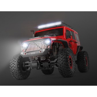 JEEP CRAWLER ROJO 2 MOTORES 15 Km/h WLTOYS 104311 ESCALA 1/10