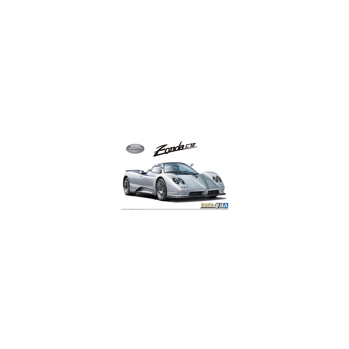 PAGANI ZONDA C12S 2000 AOSHIMA 05602 ESCALA 1/24