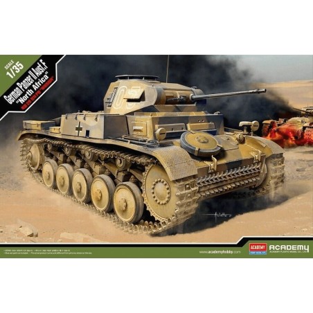PANZER II AUSF.F NORT AFRICA ACADEMY 13535 ESCALA 1/35