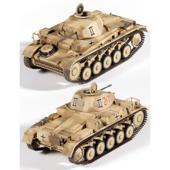 PANZER II AUSF.F NORT AFRICA ACADEMY 13535 ESCALA 1/35