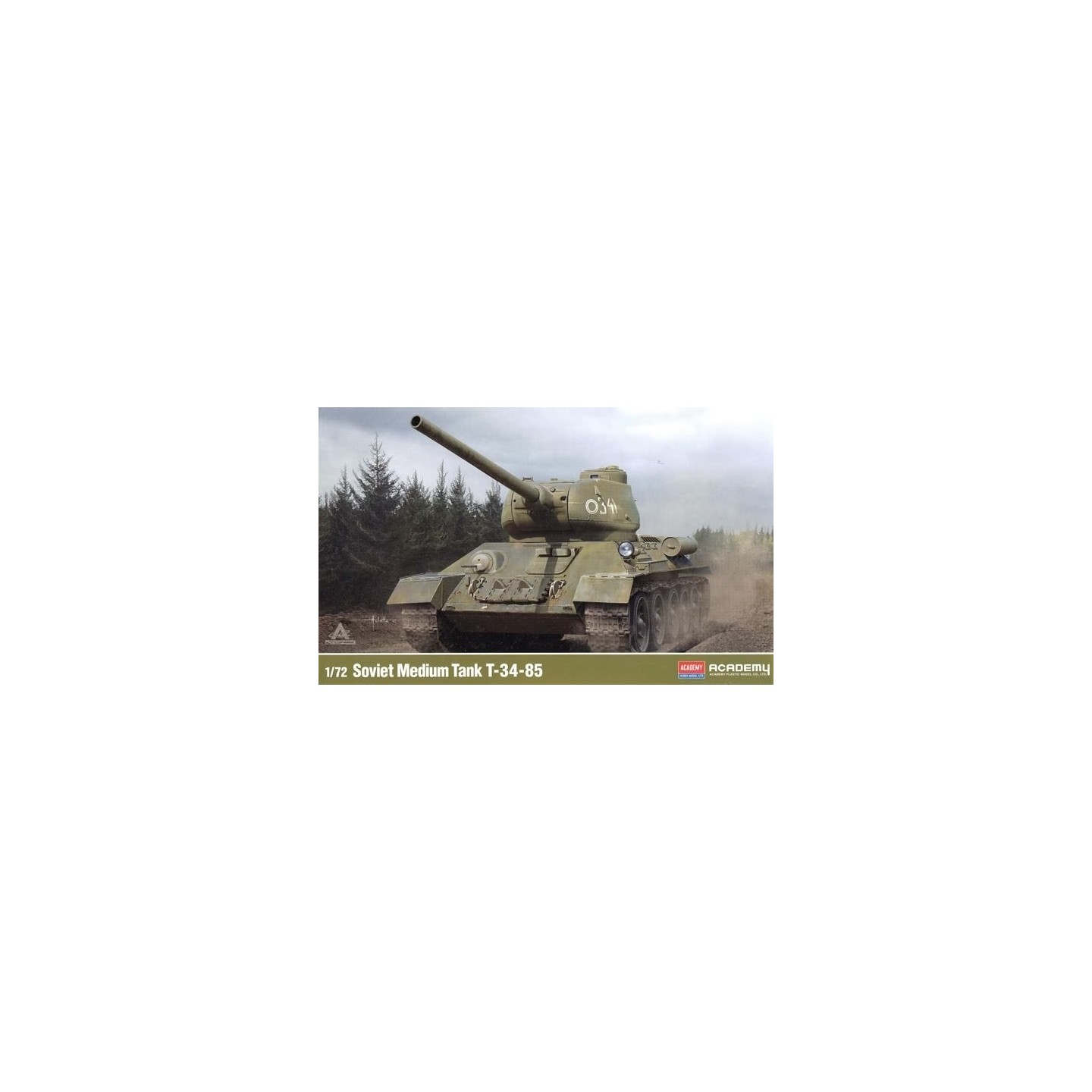 TANQUE SOVIETICO T-34/85 ACADEMY 13421 ESCALA 1/72
