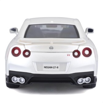 NISSAN GT-R BLANCO 2017 BURAGO 21082 ESCALA 1/24