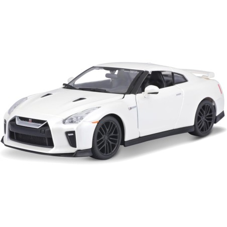 NISSAN GT-R BLANCO 2017 BURAGO 21082 ESCALA 1/24