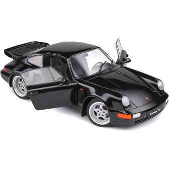 PORSCHE 911 (964) TURBO 3.6 NEGRO 1993 SOLIDO 1803404 ESCALA 1/18