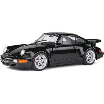 PORSCHE 911 (964) TURBO 3.6 NEGRO 1993 SOLIDO 1803404 ESCALA 1/18