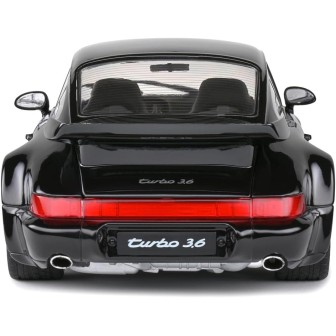 PORSCHE 911 (964) TURBO 3.6 NEGRO 1993 SOLIDO 1803404 ESCALA 1/18