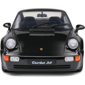 PORSCHE 911 (964) TURBO 3.6 NEGRO 1993 SOLIDO 1803404 ESCALA 1/18