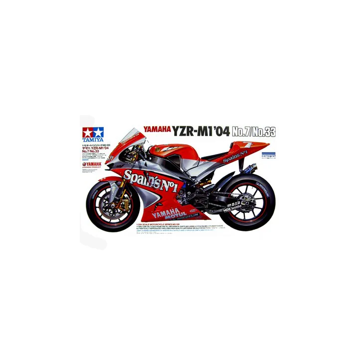 YAMAHA YZR-M1 `04 TAMIYA 14100 ESCALA 1/12