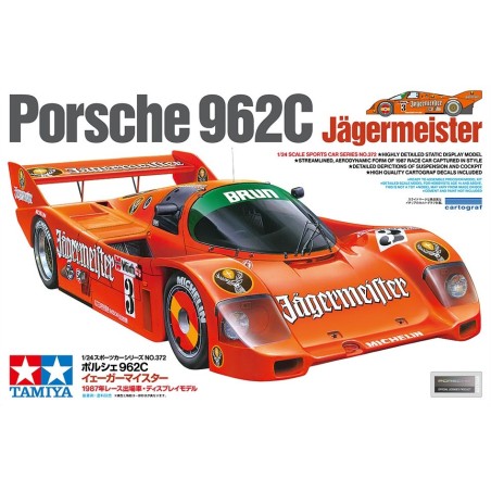 PORSCHE 962C JÄGGERMEISTER TAMIYA 24372 ESCALA 1/24