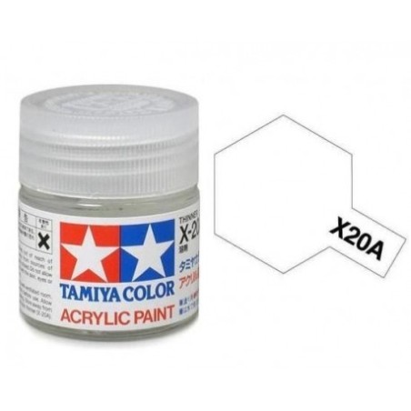 DISOLVENTE PINTURA ACRILICA 20ml TAMIYA 81520