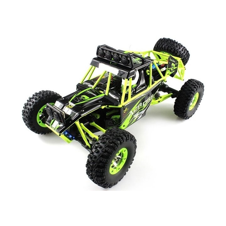 ROCK CLIMBING ACROSS 4X4 VERDE WLTOYS 12427 ESCALA 1/12
